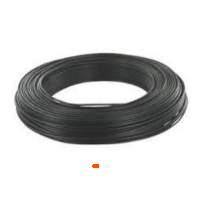 Fil électrique souple noir 1.5 mm² – Conducteur cuivre multibrins pour circuits domestiques