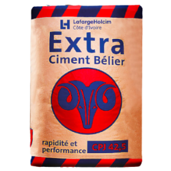 Ciment Bélier EXTRA CPJ 42.5 – 50kg – Haute Performance