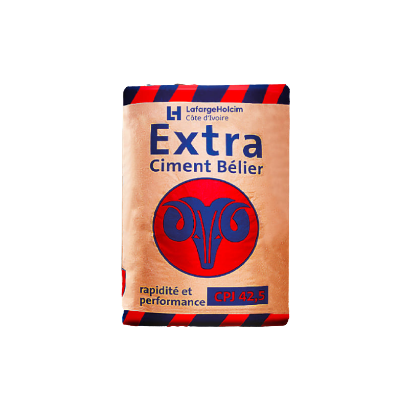 Ciment Bélier EXTRA CPJ 42.5 – 50kg – Haute Performance