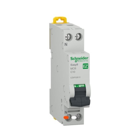 Disjoncteur DPN 1P+N 25A Courbe C 4500A – SCHNEIDER Easy9