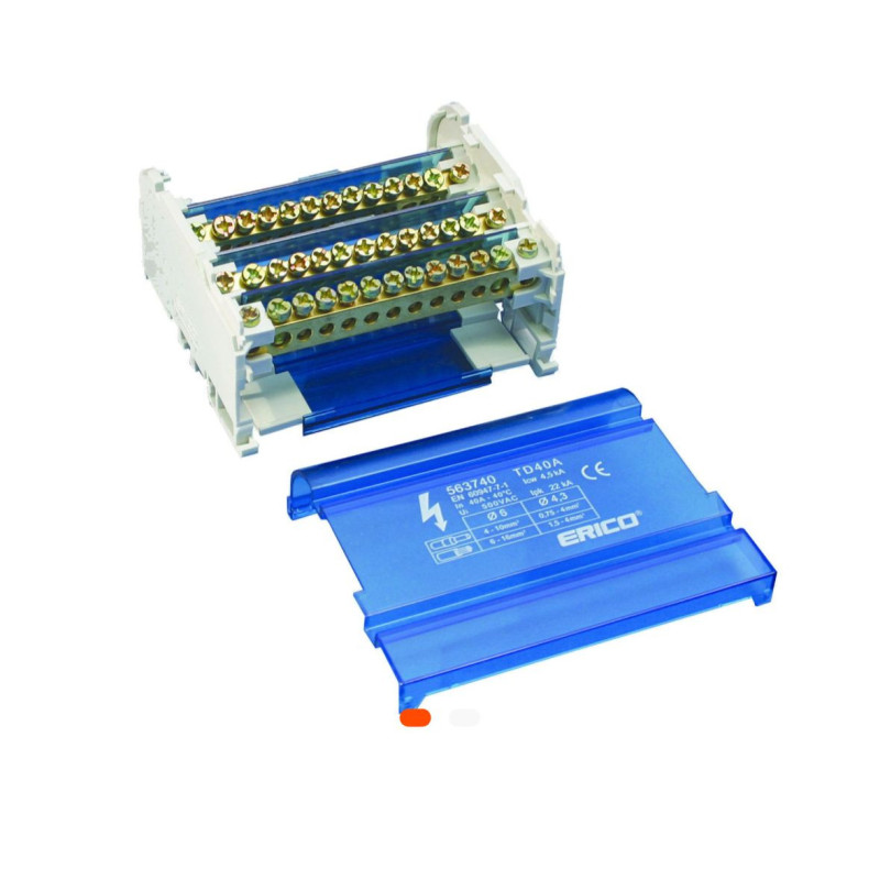 Répartiteur Triphasé Legrand 100/125A – Borniers avec Couvercle de Protection