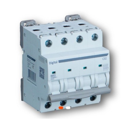 Disjoncteur Schneider 4x40A – Tétrapolaire – Courbe C – 4P – Digital Series