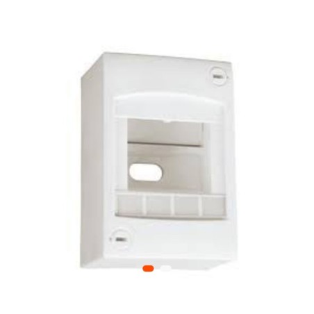 Coffret électrique encastré 4 modules – Porte fumée – INGELEC