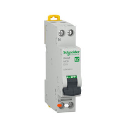 Disjoncteur DPN 1P+N 10A Courbe C – Easy9 Schneider Electric – 4500 A