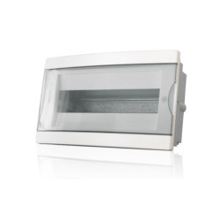 Coffret électrique apparent 13 modules – Porte fumée – INGELEC