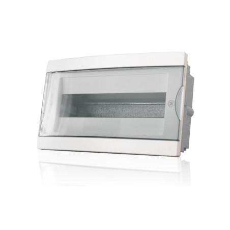 Coffret électrique apparent 13 modules – Porte fumée – INGELEC