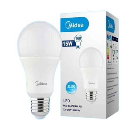 Ampoule LED 15W – Culot à Vis E27 – MIDEA