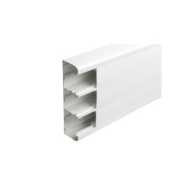 Goulotte PVC 3 compartiments ordinaire – 2 mètres – Marque FORCE