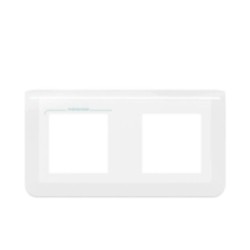 Plaque Legrand Mosaic – 4 modules – Blanc – Finition élégante et résistante