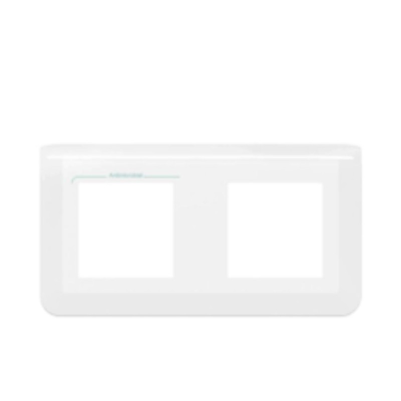 Plaque Legrand Mosaic – 4 modules – Blanc – Finition élégante et résistante