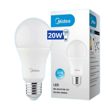 Ampoule LED 20W – Culot Baïonnette B22 – MIDEA