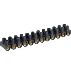 Barrette domino LEGRAND 25 mm² – Noir, haute capacité de connexion