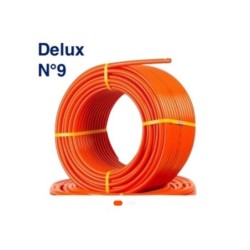 Tube Orange N°9 – 100 m – DELUX Flexible Haute Qualité