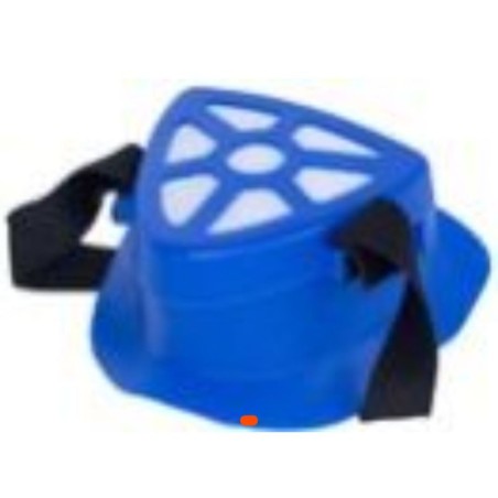 Masque anti-poussière en PVC bleu – Protection respiratoire légère MASK0802