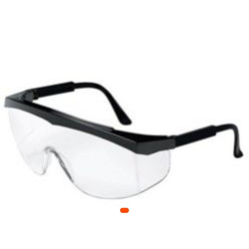 Lunette de protection intégrale transparente sur blister DETO - LUNP8000