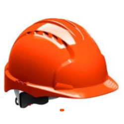 Casque de chantier orange
