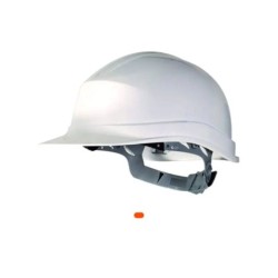 Casque de sécurité blanc EMTOP – Protection professionnelle robuste