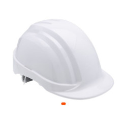 Casque de chantier blanc SOMAFIX – Protection robuste et fiable pour le BTP