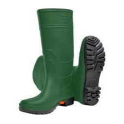 Botte de sécurité ordinaire verte – Pointure 38,39,40,41,42,43,44,45 semelle antidérapante