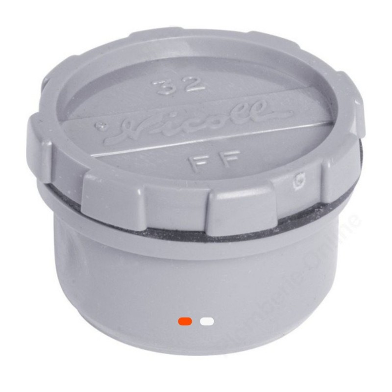 Bouchon PVC Ø32 – Fermeture étanche pour tuyaux et réseaux d’évacuation