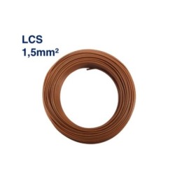 Câble Électrique TH 1,5 mm² – 100 Mètres – Marron – LCS