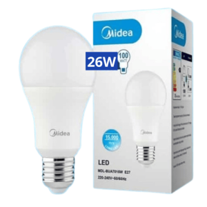Ampoule LED 26W – Culot Baïonnette B22 – MIDEA