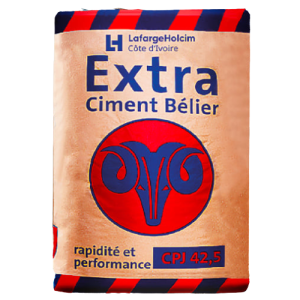 Ciment Bélier EXTRA CPJ 42.5 – 50kg – Haute Performance