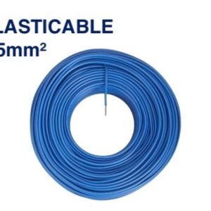 Câble Électrique TH 1,5 mm² – 100 Mètres – Bleu – PLASTICABLE