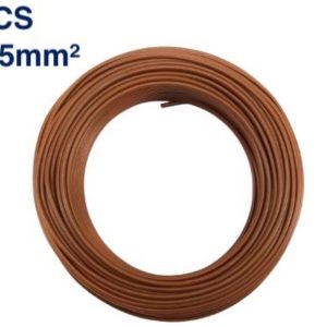Câble TH 2,5 mm² – 100 mètres – Marron – LCS
