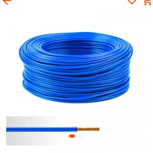 Câble Électrique TH 6 mm² – 100 mètres – Bleu – LCS