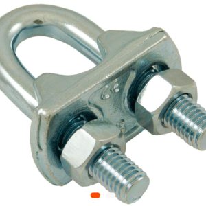 Serre-câble étrier galvanisé – Diamètre 8 mm pour câbles métalliques