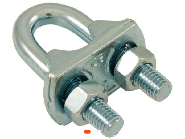 Serre-câble étrier galvanisé – Diamètre 8 mm pour câbles métalliques