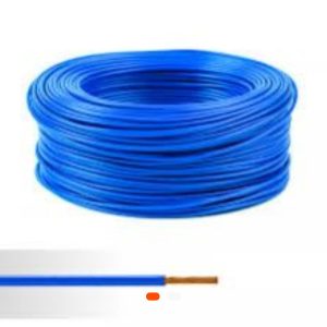 Fil électrique souple bleu 6 mm² – Conducteur en cuivre pour installations domestiques et industrielles