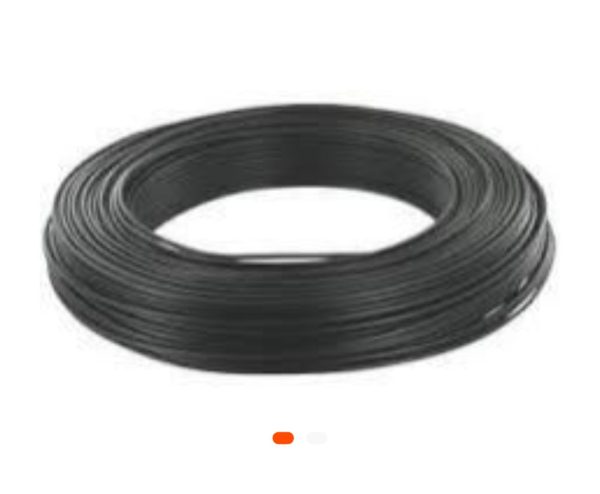 Fil électrique souple noir 1.5 mm² – Conducteur cuivre multibrins pour circuits domestiques