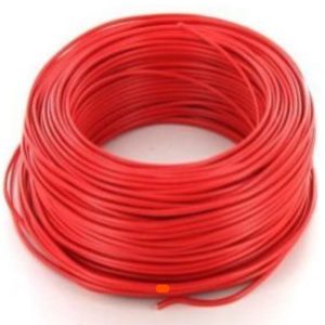 Câble électrique TH 10 mm² Rouge – Vendu au mètre linéaire (Plasticable)