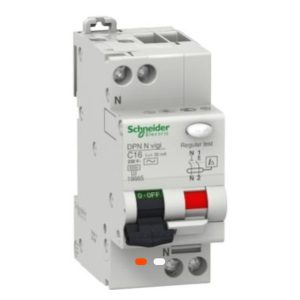 Disjoncteur différentiel DPN Vigi 16A 30mA – Schneider
