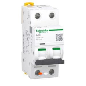 Disjoncteur Schneider IC60N – 40A – 2P – Courbe C – Acti9