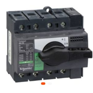 Sectionneur Schneider Interpact INS 80A – 4P – Commande rotative intégrée