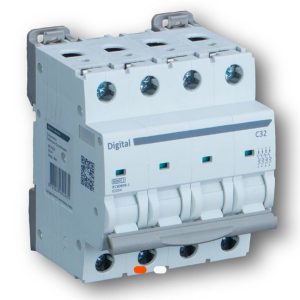 Disjoncteur Schneider 4x40A – Tétrapolaire – Courbe C – 4P – Digital Series