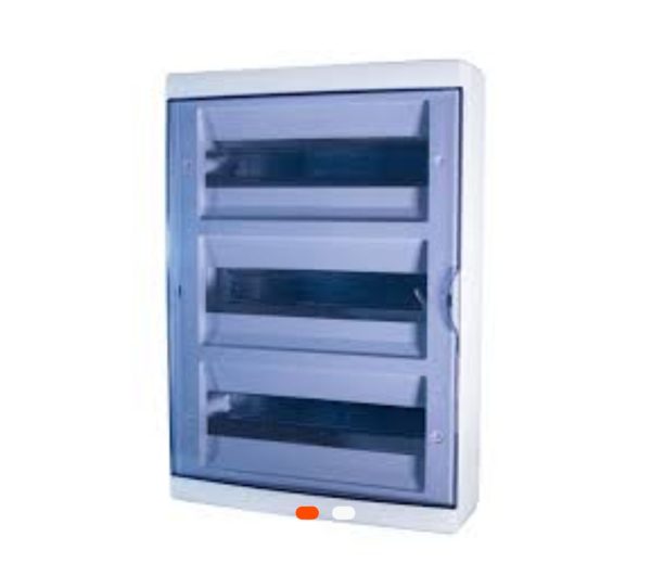 Coffret électrique encastré 39 modules – Porte fumée – INGELEC