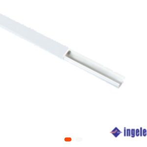 Moulure électrique INGELEC 25x16 mm – 1 canal – Autoadhésive – Longueur 1 mètre