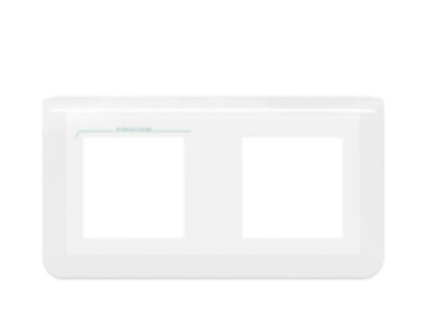 Plaque Legrand Mosaic – 4 modules – Blanc – Finition élégante et résistante