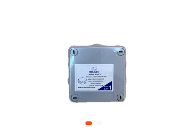 Boîte de dérivation 80x80 mm – MEGALEC – Boîtier de connexion robuste