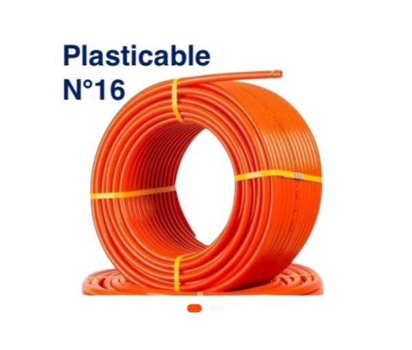 Tube Orange N°16 – 100 m – PLASTICABLE Haute Résistance