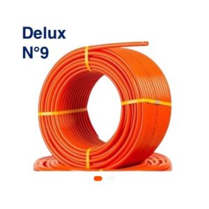 Tube Orange N°9 – 100 m – DELUX Flexible Haute Qualité