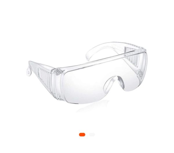 Sur-lunette de protection transparente – Vision claire et confort optimal