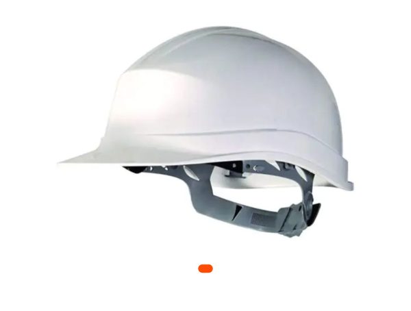 Casque de sécurité blanc EMTOP – Protection professionnelle robuste