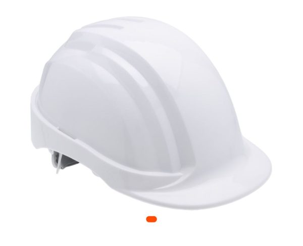 Casque de chantier blanc SOMAFIX – Protection robuste et fiable pour le BTP