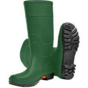 Botte de sécurité ordinaire verte – Pointure 38,39,40,41,42,43,44,45 semelle antidérapante
