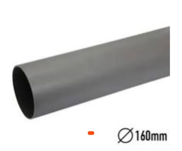 Tuyau PVC Ø160 – Tube résistant pour réseaux d’eau et évacuation